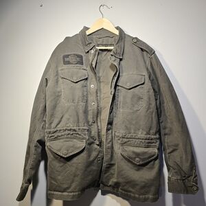 Harley-Davidson Olive Military Field Jacket